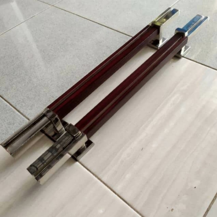 Handle pintu rumah minimalis panjang 45cm 60cm gagang tarikan pintu stainless pegangan pintu kuputarung mewah