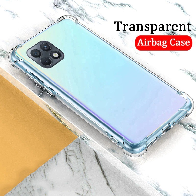 Soft Case Silikon Samsung Galaxy A22 4G A22 5G Bening Transparant Airbag Anti Crack Tebal