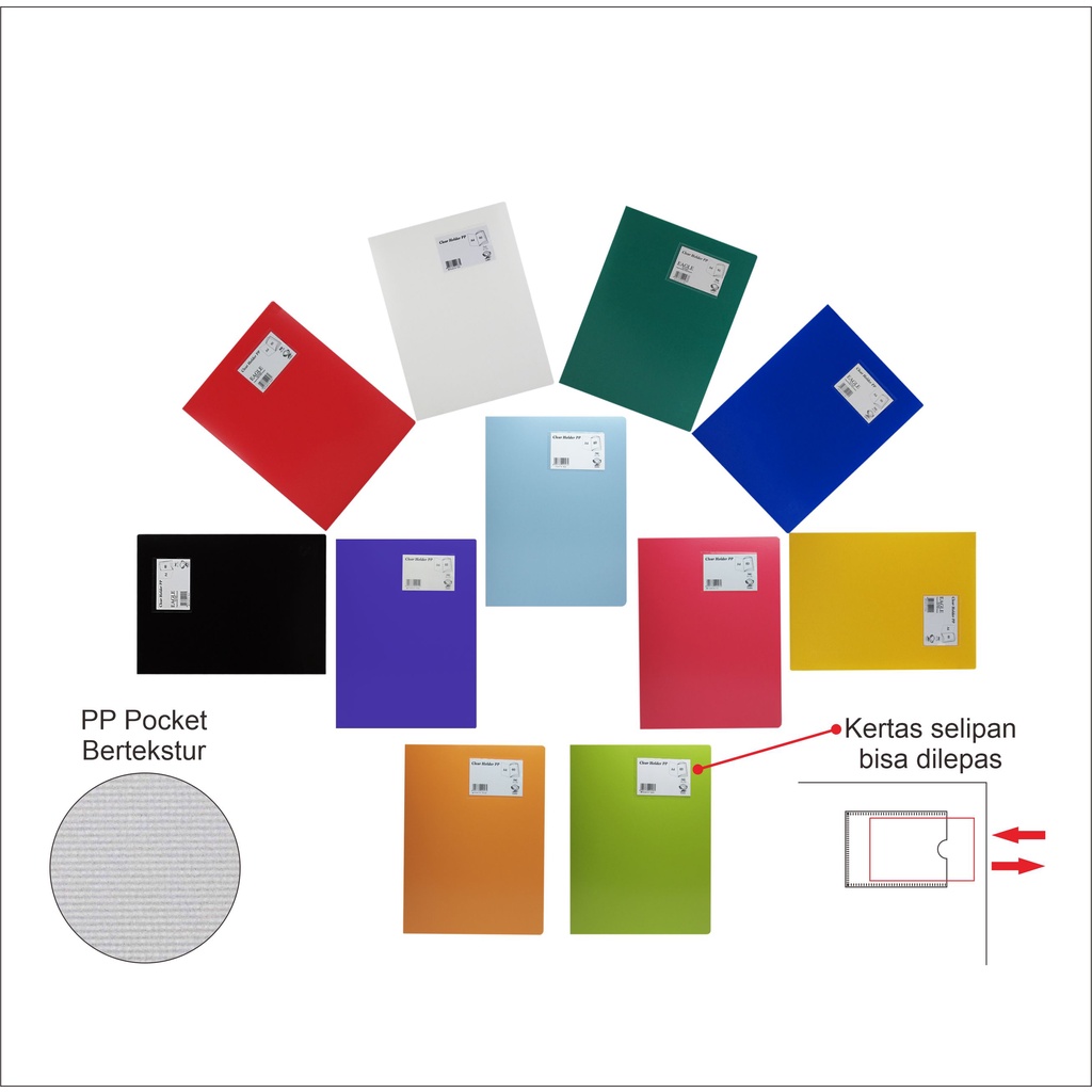 

Dokumen Keeper / Clear Holder / Document Keeper / Display Book EAGLE A4 / F4 60 Pocket