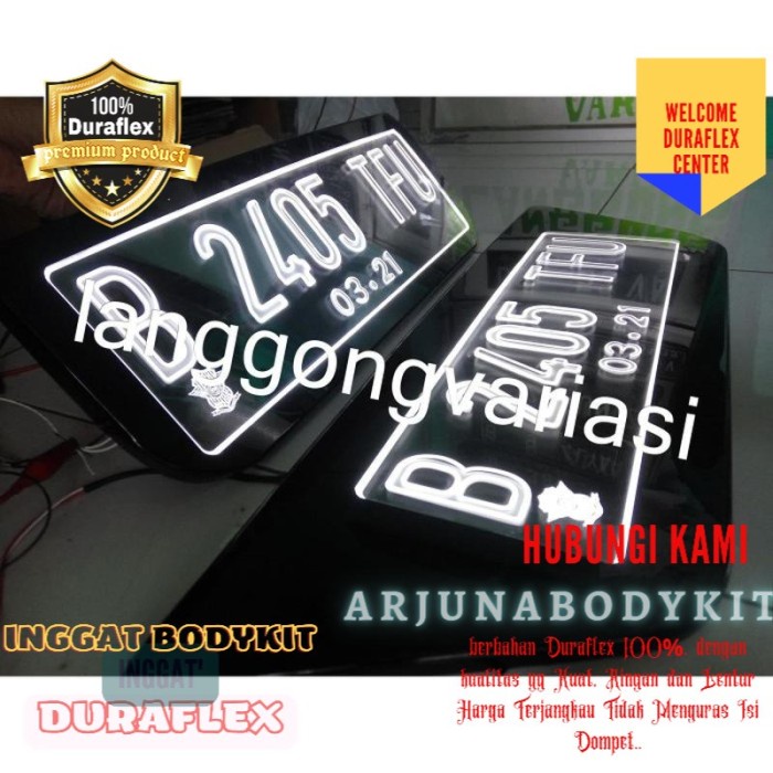 plat nomor acrylic cembung custom avanza old xenia old