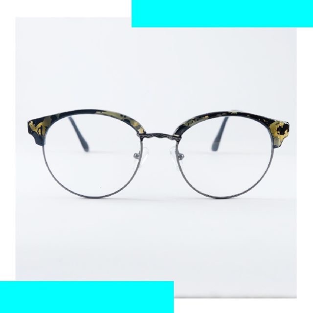 Kacamata Fashion Leopard + Paket Lensa minus