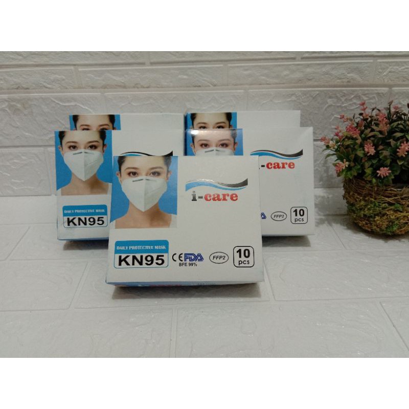 Jual MASKER KN95 5 PLY WARNA PUTIH ISI 10PCS | Shopee Indonesia