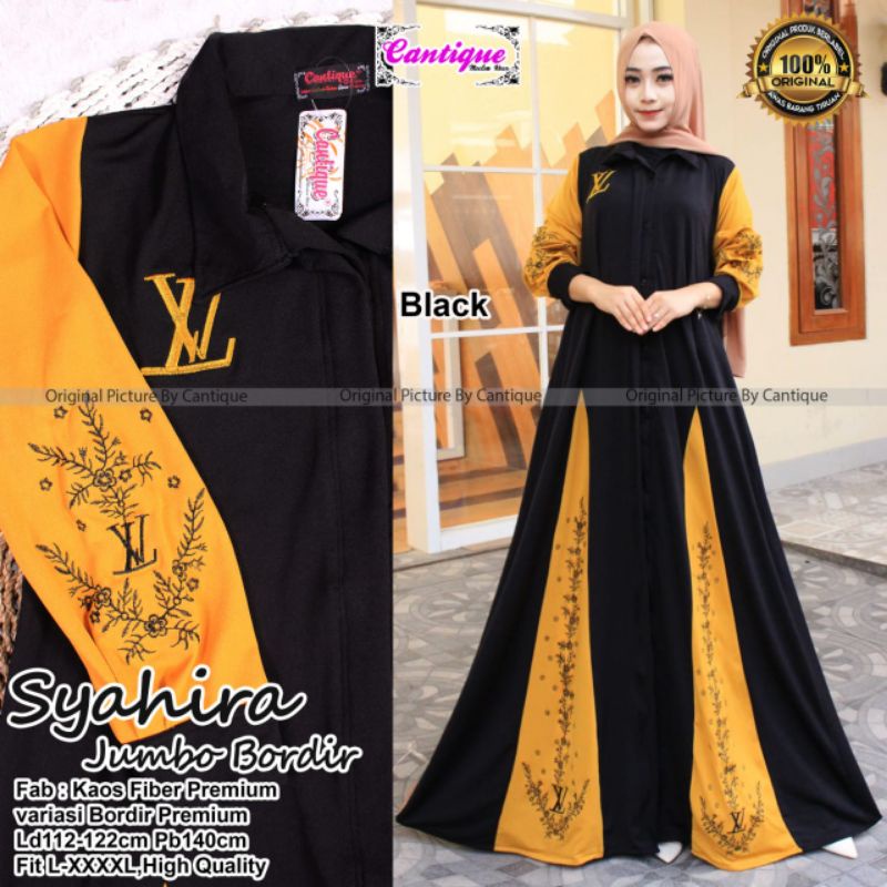 GAMIS SYAHIRA JUMBO  FIT L - XXXXL | ORI CANTIQUE