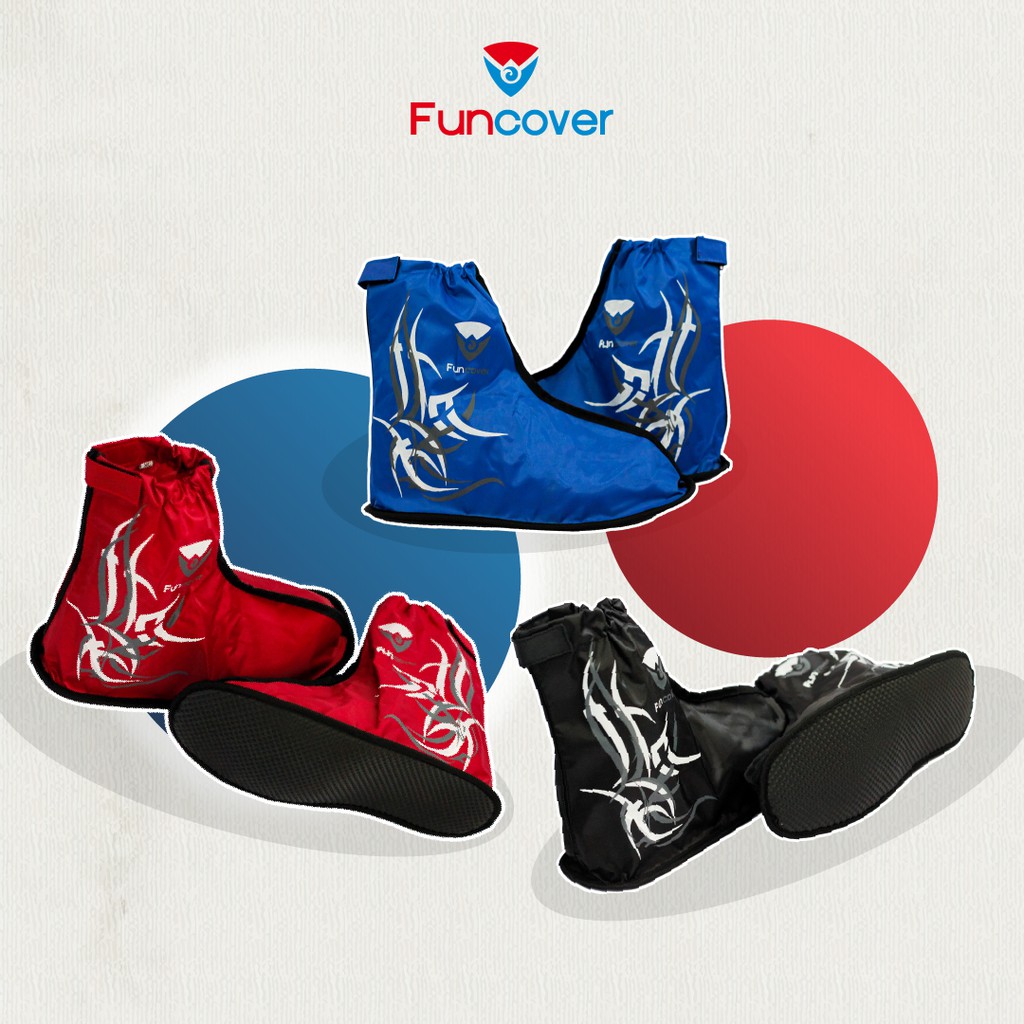 Cover shoes jas pelapis sepatu funcover Pelindung Basah sepatu tribal design