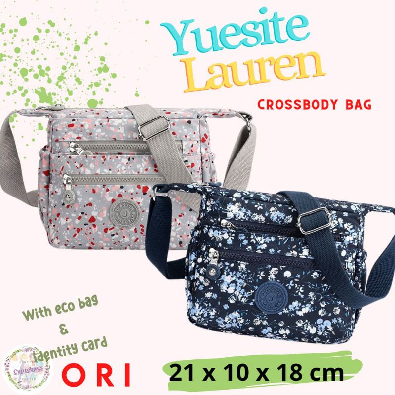 Tas selempang wanita medium yuesite lauren original cyutebags