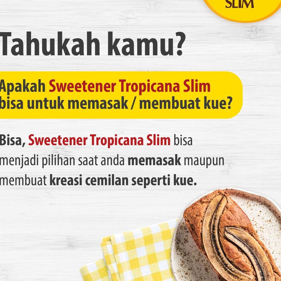 

Update! Tropicana Slim Sweetener Classic Refill 500gr - Pemanis untuk Bantu Batasi Gula