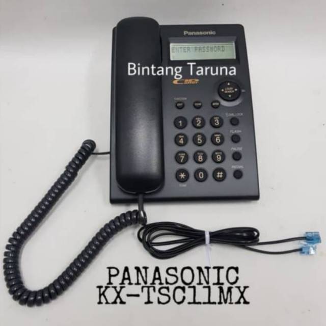 Telepon Panasonic KX-TSC11 Pesawat Telepon Panasonic KX-TSC11 (Hitam)