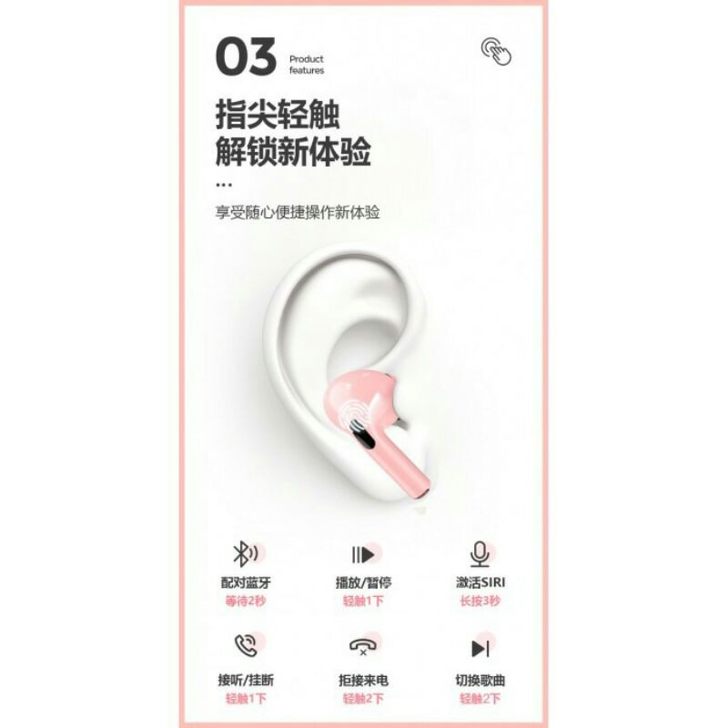 Wireless Earbuds Pro GEN 3 Sport 5.0 Macaron Earphone Headset Bluetooth For IOS Dan Android