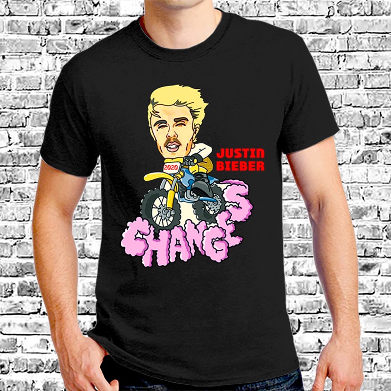 JUSTIN BIEBER - KAOS JUSTIN BIEBER CHANGES MOTOCROSS DOODLE