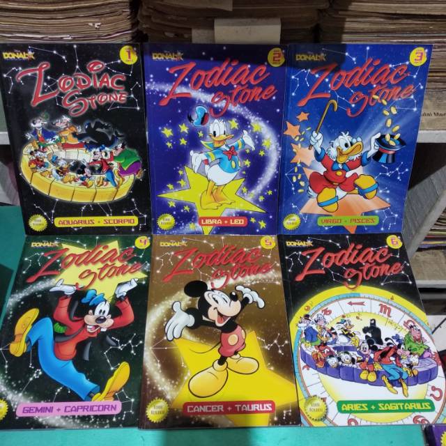 Album Donal Bebek edisi koleksi Zodiac Stone