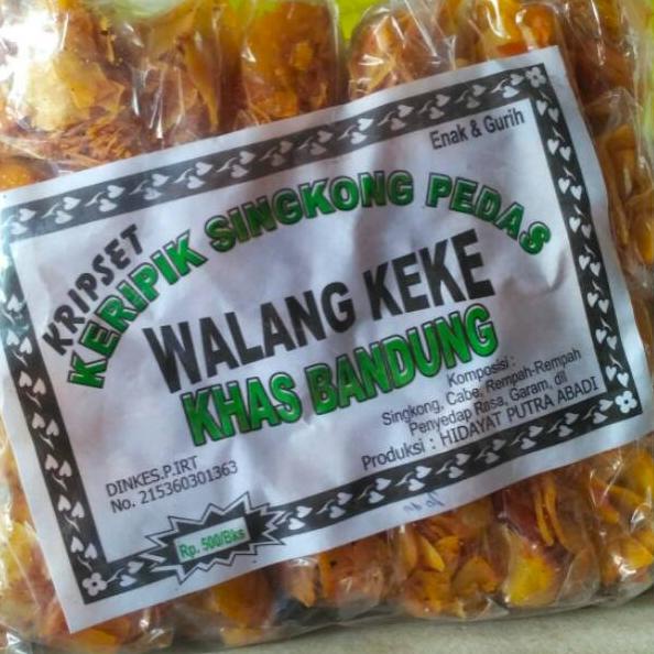 

Murah Banget--Keripik singkong pedas Walang Keke