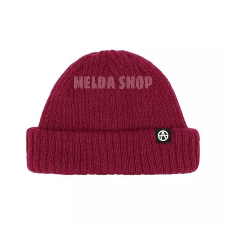 Topi Kupluk Beanie Hat Short Rajut Simpel Distro Unisex