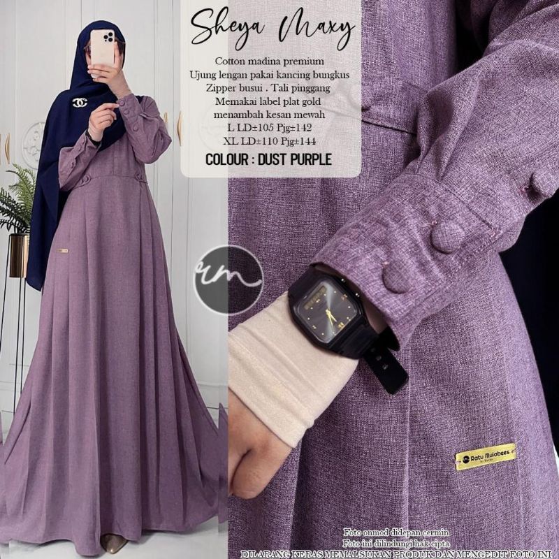 Sheya Gamis Terbaru by Ratu Mulabess || Gamis Syar'i || Gamis Cantik || Gamis Polos || Gamis Remaja 