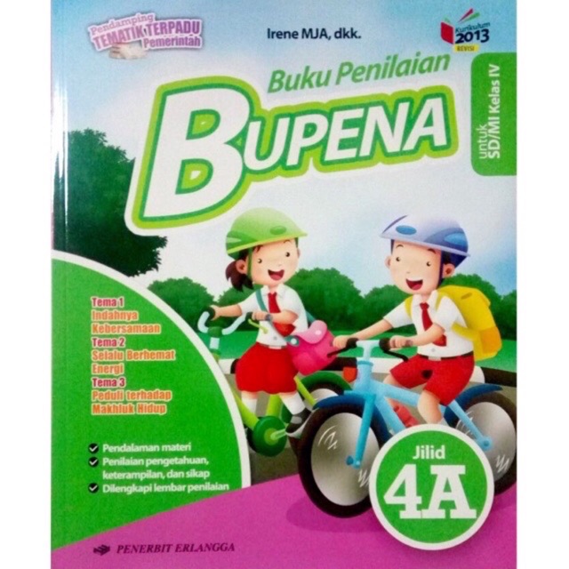 Buku Penilaian Bupena kelas 4A SD MI