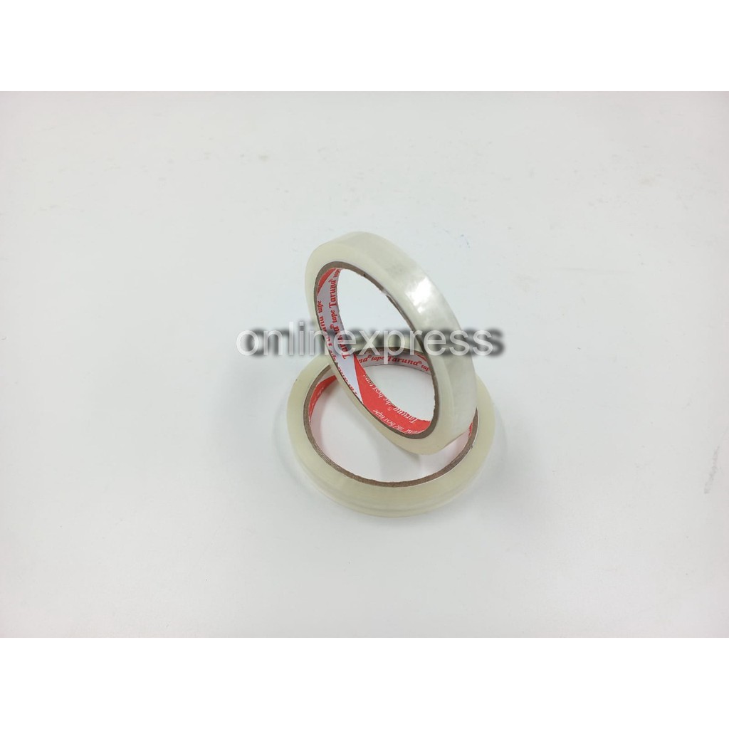 

Isolasi Bening 1/2 inch 60 yard / Solatip Bening 12mm / Tape Bening