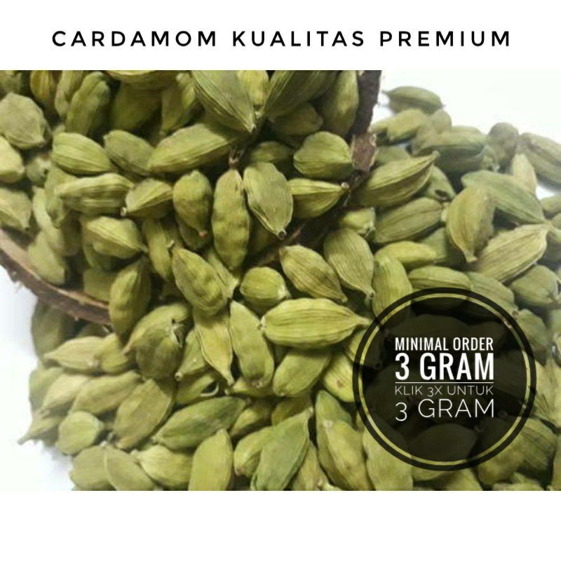 

Kapulaga Hijau Ecer / Kapulaga India / Green Cardamom