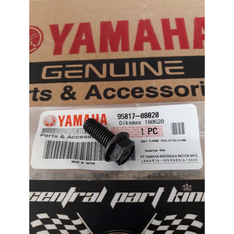 BAUT BESI BARSTEP,FOOTSTEP ATAU STEP DEPAN RX KING,RXS,YT115 ASLI ORI ORIGINAL YAMAHA YGP 95817-0802