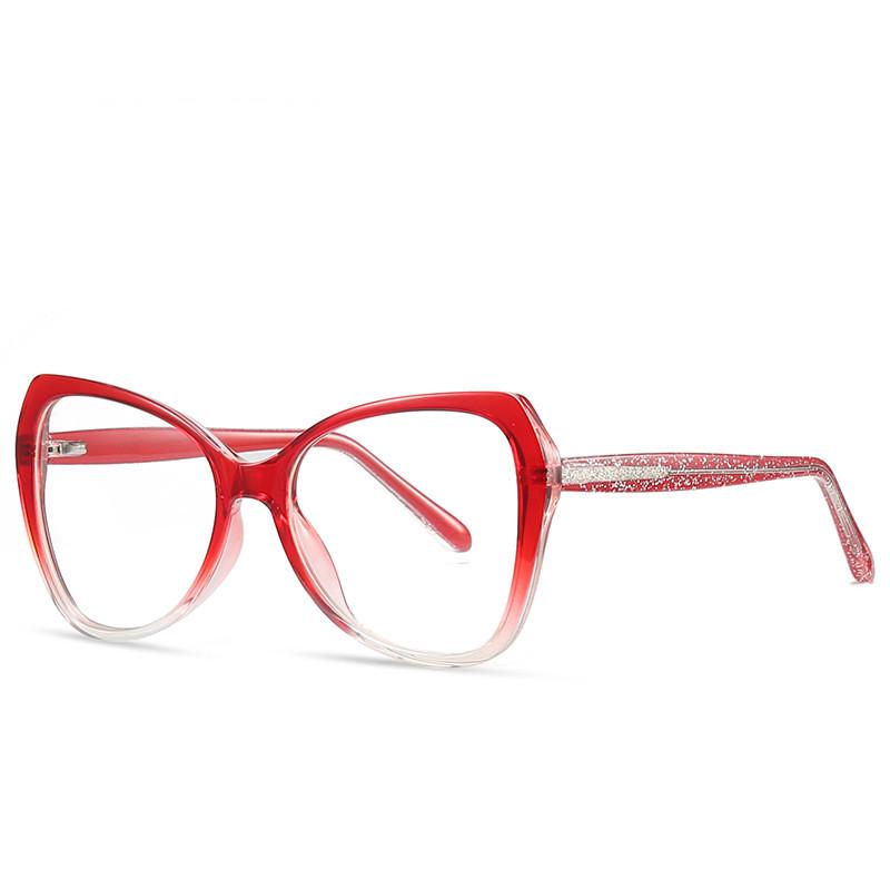 【YUZHU】COD New Fashion Oversized Frame Anti-blue Light TR90 Kacamata Bingkai CP Spring Pin Kacamata