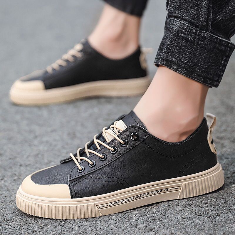Panarybody Sneakers Sepatu Pria Sepatu Olahraga Laki-lai Impor Sepatu Brand Sneakers Cowok 39-44-ZB518 HITAM