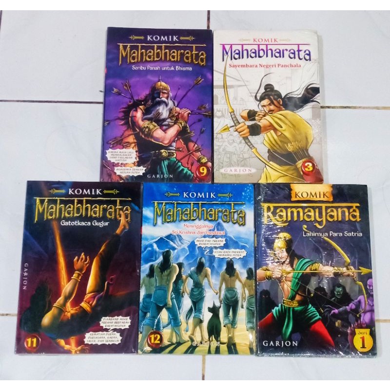 Obral Buku murah Kumpulan Komik sastra sejarah Mahabarata & Ramayana