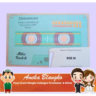 Blangko Undangan Lintang 50 Isi 100 Harga Murah Shopee