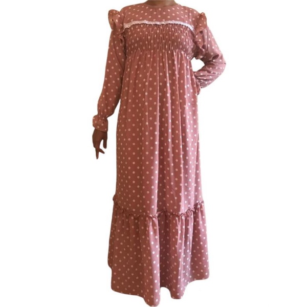 Gamis/Baju Gamis/Gamis Wanita/Gamis Cerruty Baby Doll Premium/Fashion/Fashion Muslimah/Busana Muslim