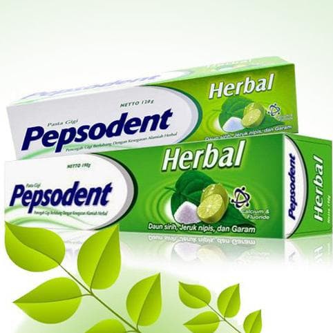 ODOL PEPSODENT 190gr 120gr 75gr PASTA GIGI - pepsodent herbal 190gr 120gr 75gr