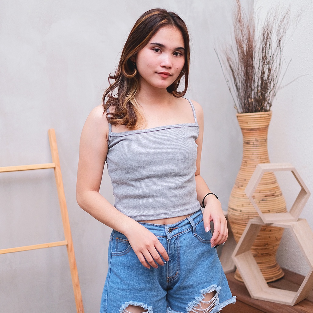 Tq88indonesia Baju Taktop Wanita Terbaru / Tanktop Dakota RIB / Singlet Cewek / Baju Dalaman Wanita