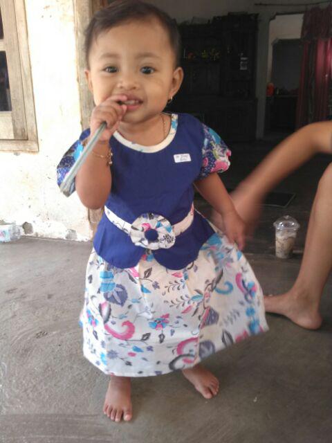 Sarimbit Batik Aziza Gentong Batik Couple Family Gamis Batik Anak Seragam Keluarga Batik