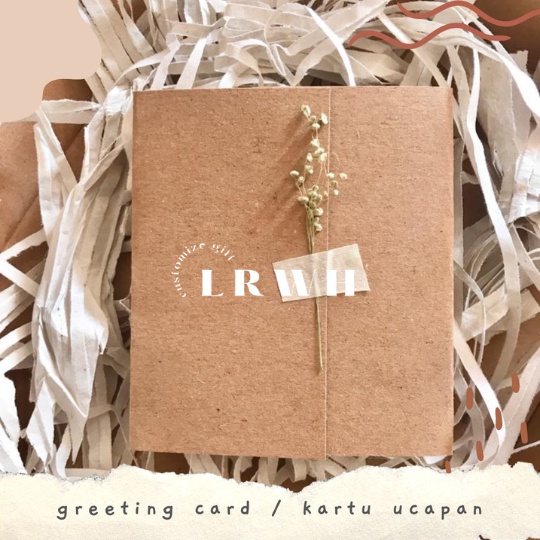 Kartu Ucapan Greeting Card Custom