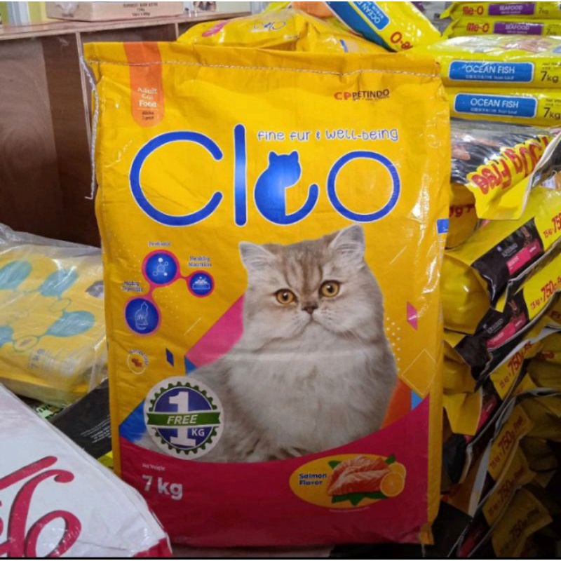 Makanan kucing cleo adult salmon dan Tuna freshpack 7kg (Expedisi)