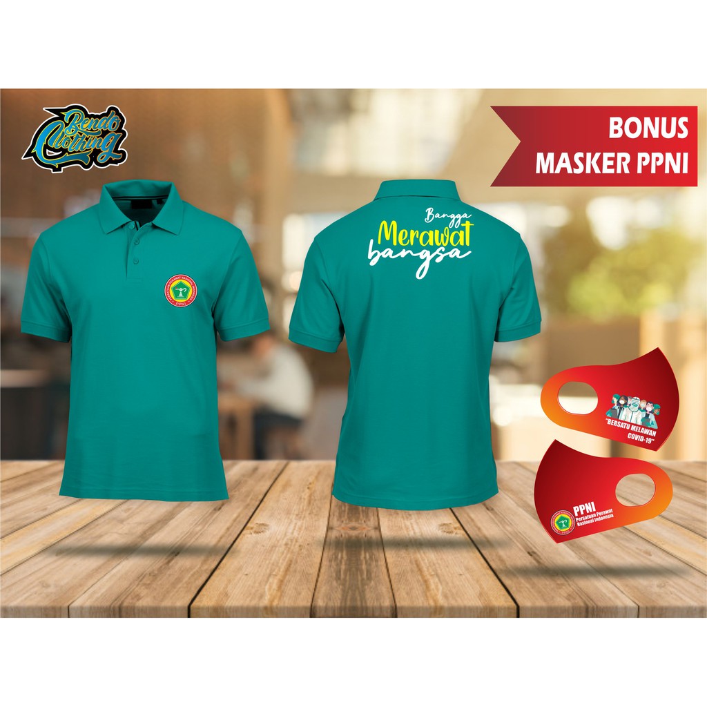 KAOS POLO PERAWAT - BANGGA MERAWATBANGSA