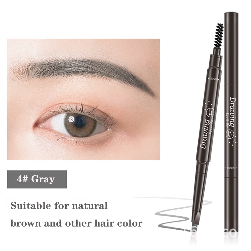 3 Colors Waterproof Eyebrow Pencil Women 3D Long Lasting Natural Liquid Eye Brow Pen Eyebrow Tint Tattoo Pen Tip Makeup Tools