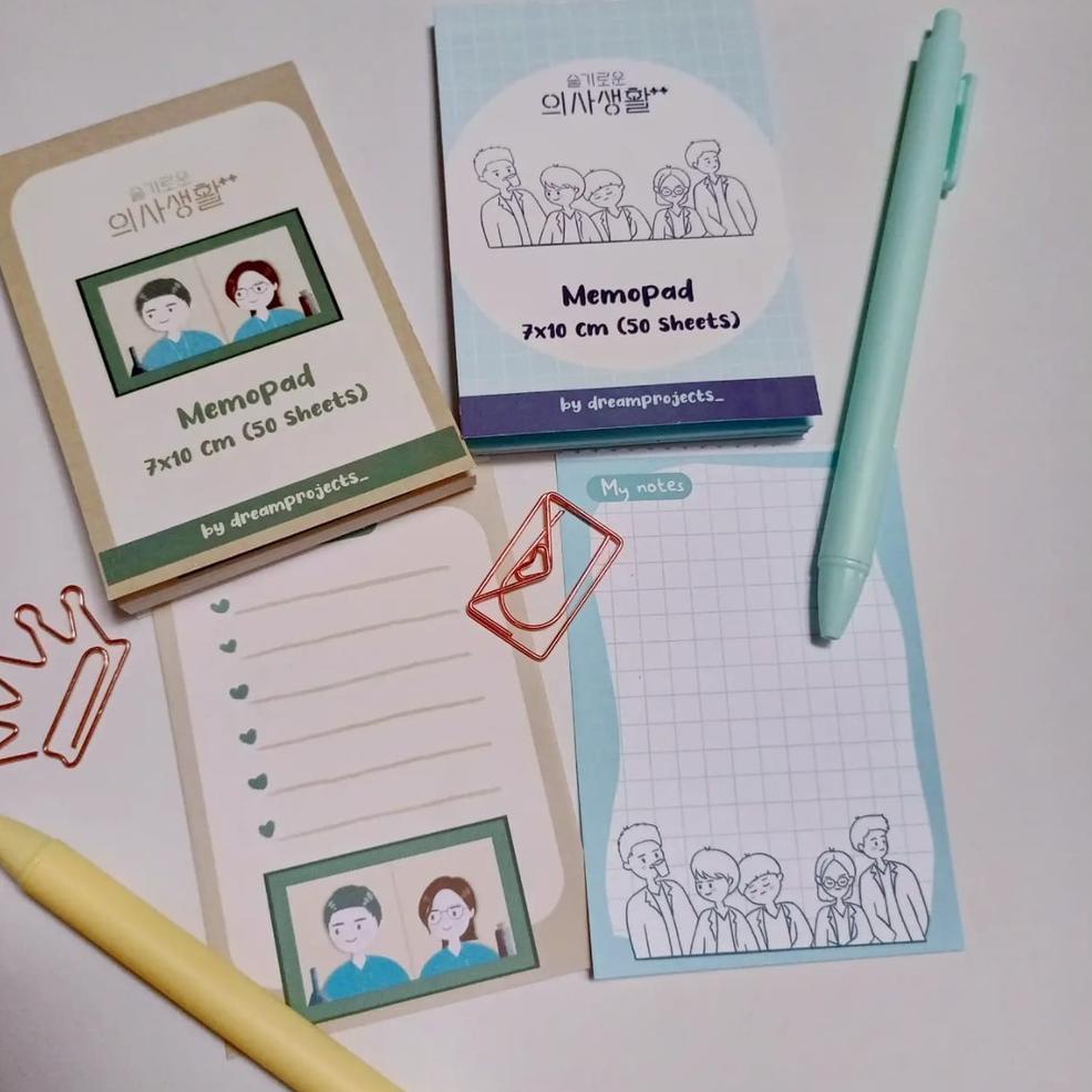 [KODE PRODUK KKQOG6649] Hospital Playlist Sticker Sheet K-Drama Merchandise Stiker Tapes