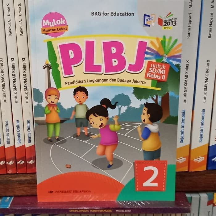 Buku PLBJ kelas 2 revisi K13N Erlangga BKIL_1267