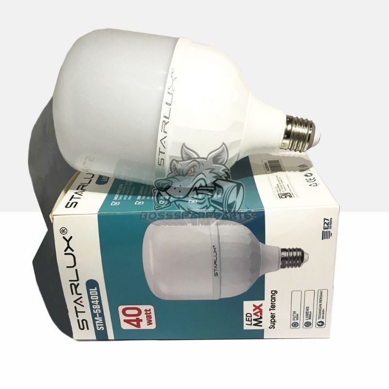 LAMPU STARLUX LED BOHLAM LED MAX BOHLAM LAMPU RUMAH KAMAR 5W-50W