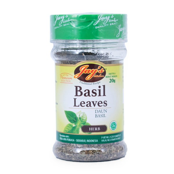 

JAY'S KITCHEN Basil Leaves 20gr - Daun Basil JAY'S Kitchen