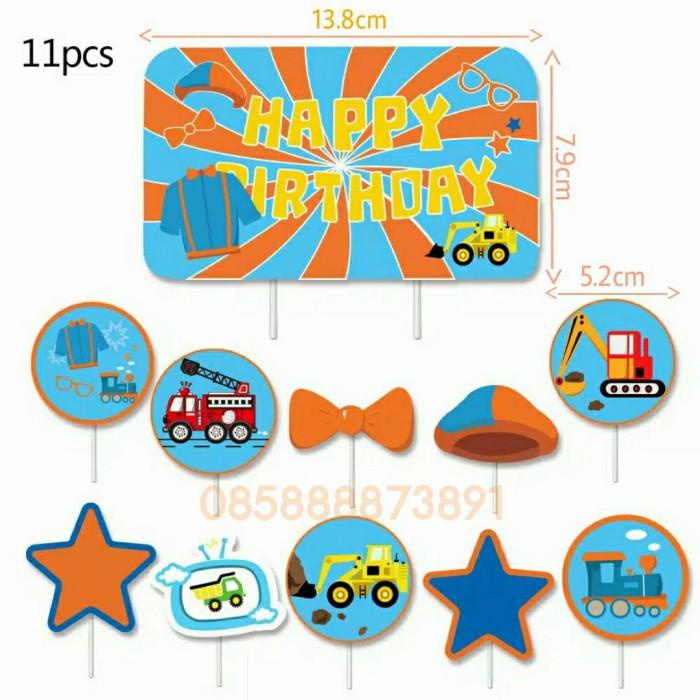 Blippi Birthday Cake Topper Ulang Tahun