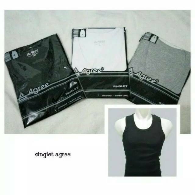 TERMURAH Singlet Agree | Kaos Dalam Singlet Pria Agree | Kaos Singlet Pria