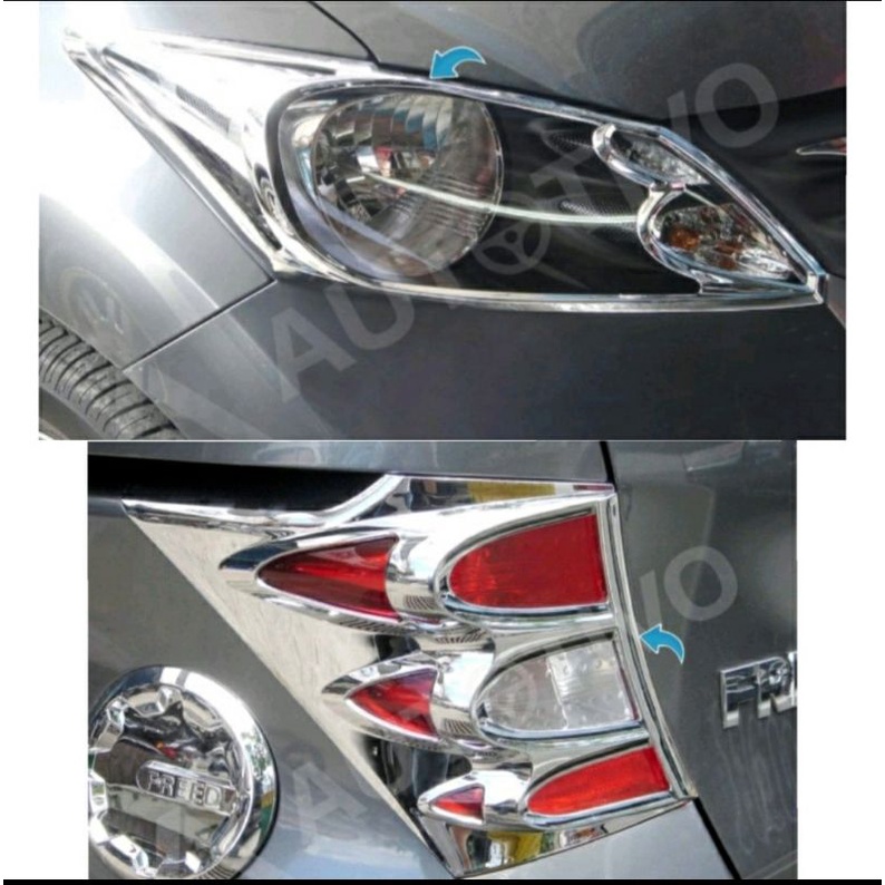 Paket Garnish Depan Garnish Belakang Honda Freed 2009