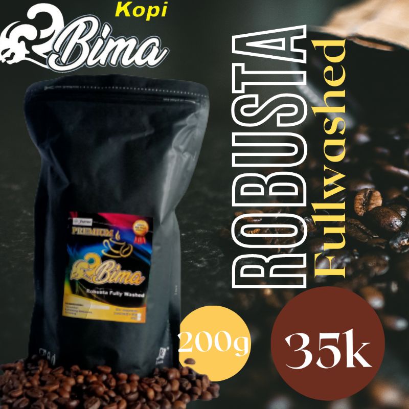 

Kopi Bima ROBUSTA full washed 200gr