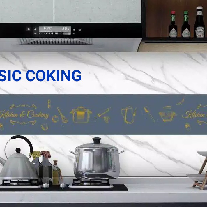 Wallpaper Sticker Dapur/ Lemari/ Meja/ Serba Guna/ Wallpaper