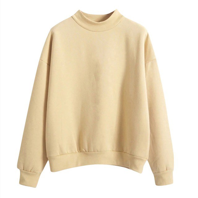 BASIC O NECK SWEATER POLOS SWEATER TEBAL / SWEATER UNISEX