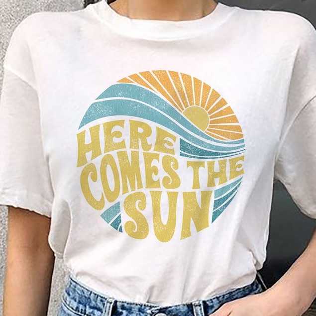 Here Comes The Sun T-shirt | Cirebon Cloth