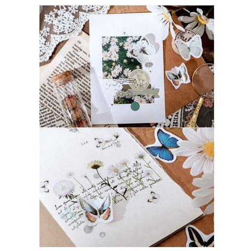 Label Stickers - 23 Butterfly Pattern (45pcs)