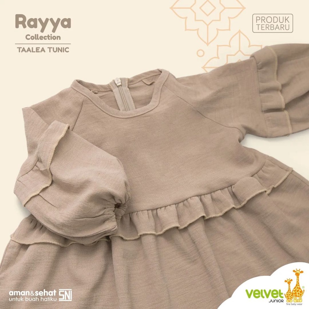 VELVET JUNIOR (1pcs) Taqiyya Taalea Tunic Rayya Collection Limited Edition Raya