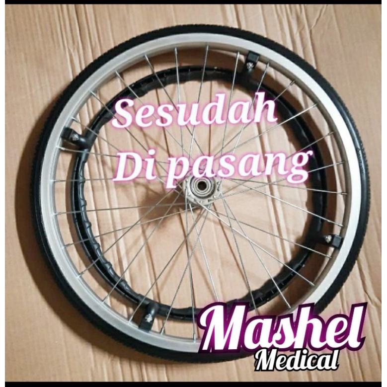 ban mati kursi roda ukuran 24 x 1 3/8