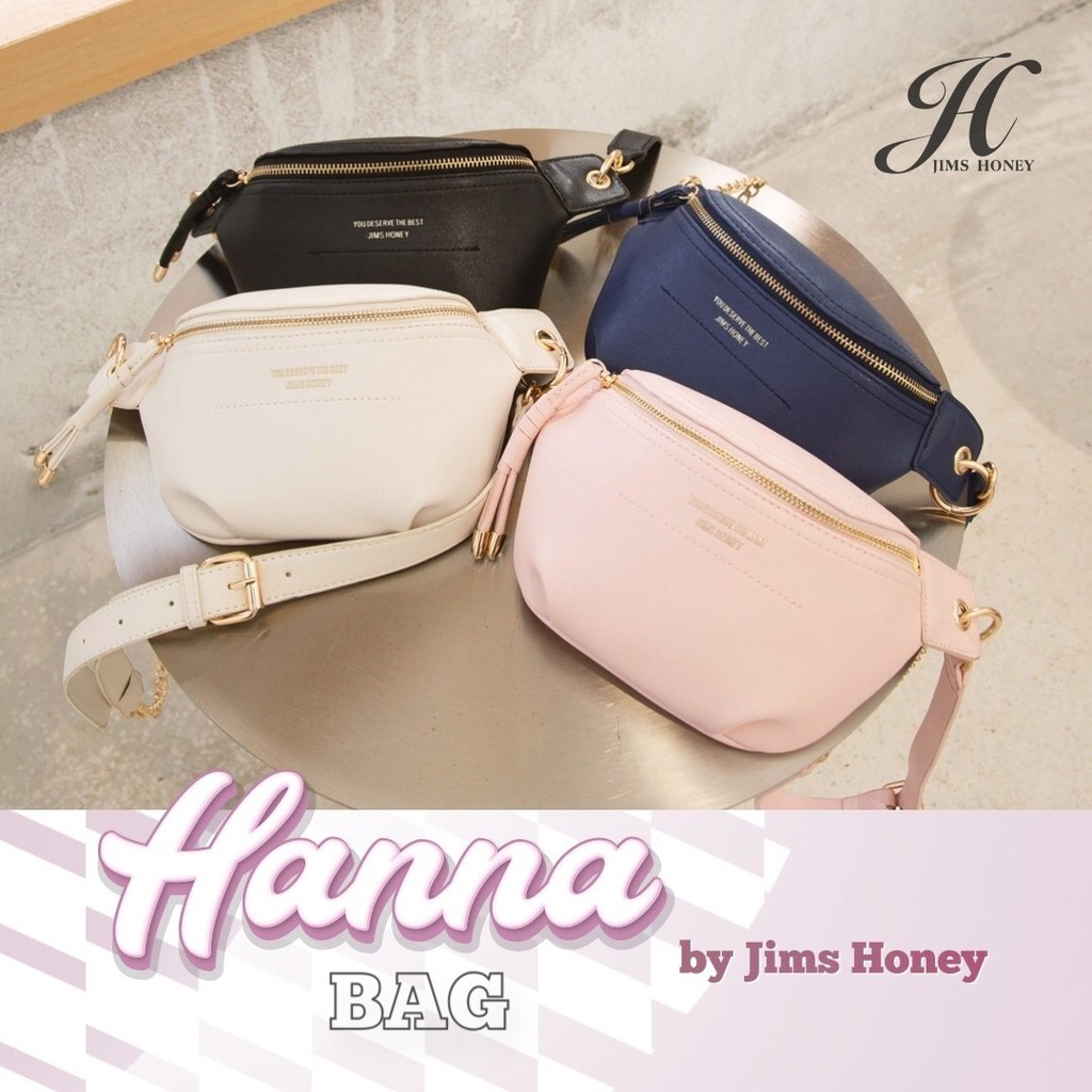 JH HANNA WAISTBAG - TAS PINGGANG WANITA IMPOR JIMSHONEY