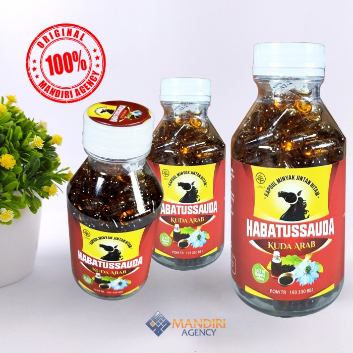 Kapsul Minyak Habbatussauda Cap Kuda Arab 210 Kapsul