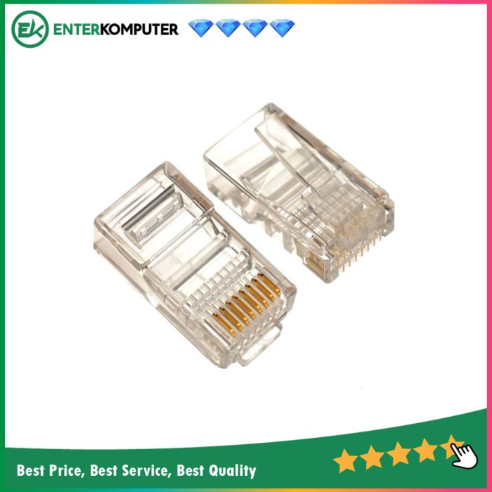 CommScope Plug (Connector) RJ45 Solid Cat.5e (50 Pieces) - 6554720-5